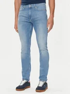 Spodnie męskie - Mustang Jeansy Frisco 1015116 Niebieski Skinny Fit - miniaturka - grafika 1