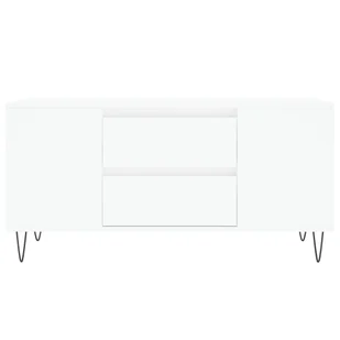 Stolik kawowy, biały, 102x44,5x50 cm, materiał drewnopochodny Lumarko! - Ławy i stoliki kawowe - miniaturka - grafika 6