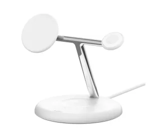 Belkin BOOST CHARGE PRO MagSafe 3w1 iPhone Apple Watch AirPods Biały - Ładowarki do telefonów - miniaturka - grafika 1