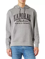 Bluzy męskie - Kaporal Męska bluza Benjy średni szary rozmiar Mel 2XL, Medgrm, XXL - miniaturka - grafika 1