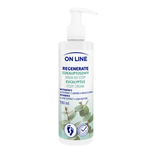On Line Regenerate, krem do stóp, eukaliptusowy, 190 ml - Pielęgnacja stóp - miniaturka - grafika 1