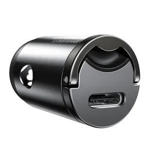Baseus Tiny Star PPS mini inteligentna ładowarka samochodowa USB Typ C 30W Quick Charge 3.0 PD 3.0 szary (VCHX-B0G) - Ładowarki samochodowe - miniaturka - grafika 9