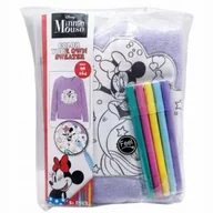 Bluzki damskie - BLUZKA DŁUGI RĘKAW cienka polarowa DO malowania MYSZKA MINNIE 110-116CM - miniaturka - grafika 1