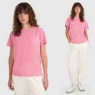 Koszulki i topy damskie - Koszulka Damska 4F T-shirt Regular Gładki Różowy 4FWAW25TTSHF2970 Różowy XS - miniaturka - grafika 1