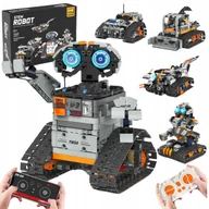 Roboty dla dzieci - Klocki konstrukcyjne 5w1 Zdalnie sterowane Zestaw RC Robotów i Maszyn pilot - miniaturka - grafika 1