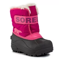 Śniegowce damskie - Sorel Śniegowce Childrens Snow Commander NC1960 Tropic Pink/Deep Blush 652 - miniaturka - grafika 1