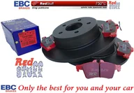 Tarcze hamulcowe - Tylne CERAMICZNE klocki RedStuff + tarcze hamulcowe 280mm EBC seria Premium Ford Kuga 2013-2016 - miniaturka - grafika 1