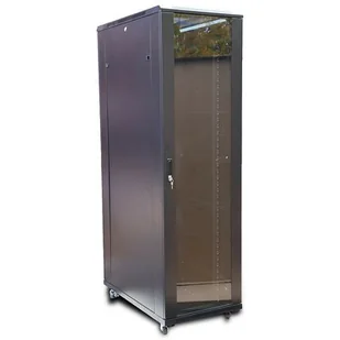 ExtraLink szafa stojąca 19" 42U 800x1000 Czarna flat-pack - Szafy rack - miniaturka - grafika 1