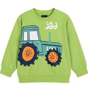 Bluza dla chłopca, z traktorem, zielona 3-8 lat - Bluzy dla chłopców - miniaturka - grafika 1
