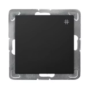 Ospel IMPRESJA Łącznik krzyżowy czarny metalik ŁP-4Y/m/33 ŁP-4Y/m/33 - Wyłączniki światła i elektryczne - miniaturka - grafika 1