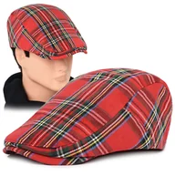 Czapki męskie - Kaszkiet Męski Premium Szkocka Krata Czapka - miniaturka - grafika 1