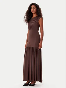 BARDOT Sukienka koktajlowa Annaise 60103DB Brązowy Regular Fit - Sukienki - miniaturka - grafika 1