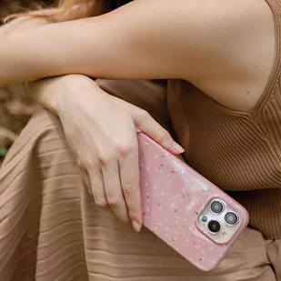 UNIQ etui Coehl Terrazzo iPhone 14 Pro Max 6,7" piaskowy/sandstone - Etui i futerały do telefonów - miniaturka - grafika 4