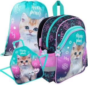 ZESTAW Przedszkolny Plecak Wycieczkowy My Little Friend Kotek Kitty Party - Zestawy szkolne - miniaturka - grafika 1