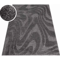 Dywany - Dywan wewnętrzny MULTIDECOR Pisa fala 160 x 230cm Ciemnoszary - miniaturka - grafika 1