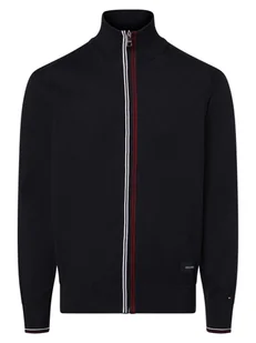 Tommy Hilfiger Męski kardigan Mężczyźni Bawełna niebieski jednolity, M - Swetry męskie - miniaturka - grafika 1