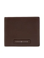 Portfele - Tommy Hilfiger Duży Portfel Męski Th Monogram Cc And Coin AM0AM13252 Brązowy - miniaturka - grafika 1