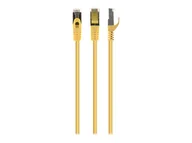 Kable miedziane - GEMBIRD PP6A-LSZHCU-Y-10M patchcord RJ45 cat. 6A SFTP LSZH 10m żółty - miniaturka - grafika 1