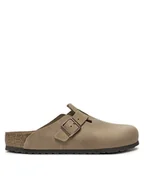 Klapki i japonki męskie - Birkenstock Klapki Boston SFB LEOI 1018147 Brązowy - miniaturka - grafika 1