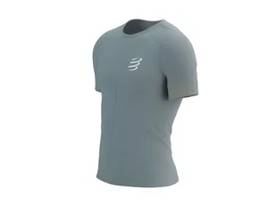COMPRESSPORT Koszulka biegowa PERFORMANCE SS T-SHIRT alloy/citrus - Koszulki sportowe męskie - miniaturka - grafika 3