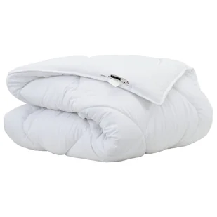 vidaXL Koce i Kołdry Biały 135 x 220 cm Mikrofibra - Koce - miniaturka - grafika 1