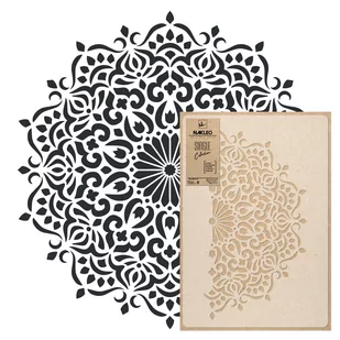 Szablon Malarski wielokrotny /śr. 59cm / Mandala 3 - Szablony malarskie - miniaturka - grafika 1