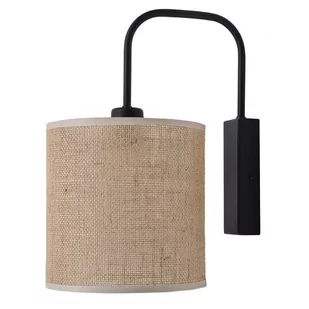 Ścienna lampa Lamego 4047 Shilo do przedpokoju walec jutowa beżowa - Lampy ścienne - miniaturka - grafika 1