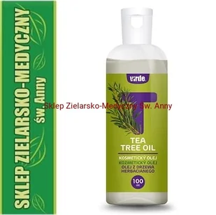 Valosun Olej Herbaciany Z Drzewa Herbacianego Tea Tree Oil 100ml Virde - Olejki do ciała i włosów - miniaturka - grafika 2