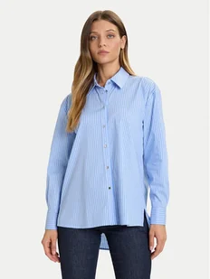 Morgan Koszula 252-CRAY Niebieski Loose Fit - Koszule damskie - miniaturka - grafika 1