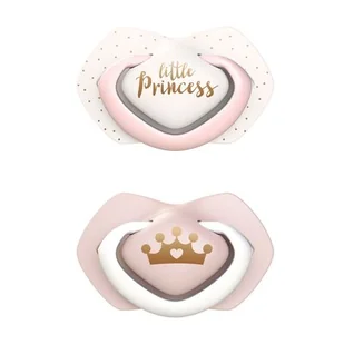 canpol Babies Canpol Baby smoczek silikonowy 6-18m-cy symetryczny Royal baby 2szt - Smoczki uspokajające - miniaturka - grafika 1