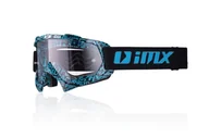 Gogle i okulary motocyklowe - Gogle IMX Mud Graphic Blue/Black szyba jasna - miniaturka - grafika 1