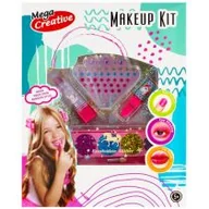 Zabawy w naśladowanie dorosłych - Zestaw piękności Makeup Kit MEGA CREATIVE 479638 - miniaturka - grafika 1