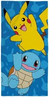 Okrycia kąpielowe dla dzieci - Ręcznik kąpielowy Pokemon 140 cm x 70 cm Halantex 100% bawełna Pikachu - miniaturka - grafika 1
