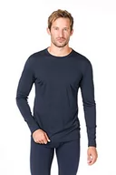 Koszulki męskie - super.natural super. Natural męska M Base 175 Merino Longsleeve, niebieski, s SNM003884 - miniaturka - grafika 1