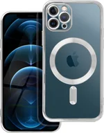 Etui i futerały do telefonów - OEM Futerał ELECTRO MAG COVER kompatybilny z MagSafe do IPHONE 11 Pro srebrny - miniaturka - grafika 1