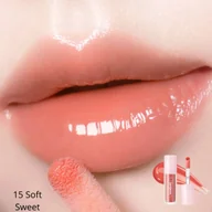 Błyszczyki do ust - Peripera - Ink Glasting Lip Gloss Soft Berry Edition 4.5ml - 15 SOFT SWEET - miniaturka - grafika 1