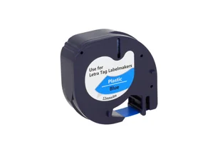 Zamiennik taśmy DYMO 59426 12mm niebieska/czarny - Etykiety do drukarek - miniaturka - grafika 5