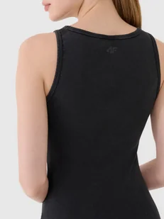 Damska sukienka midi 4F 4FRSS25TDREF180 - czarna - Sukienki - miniaturka - grafika 1