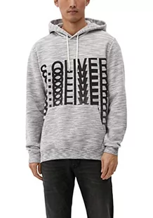 s.Oliver Męska bluza z długim rękawem, biała, XXL, biały, XXL - Bluzy męskie - miniaturka - grafika 1