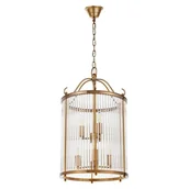 Lampy sufitowe - Lumina Deco Deco LAMPA WISZĄCA LOFT MOSIĘŻNA BOSTON W6 LDP 1235-6 (MD) - miniaturka - grafika 1