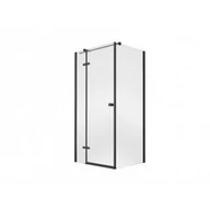 Kabiny prysznicowe - BESCO PKL-90-195-B PIXA BLACK NEW kabina kwadratowa przejrzyste szkło 90 x 90 x 195lewa - miniaturka - grafika 1