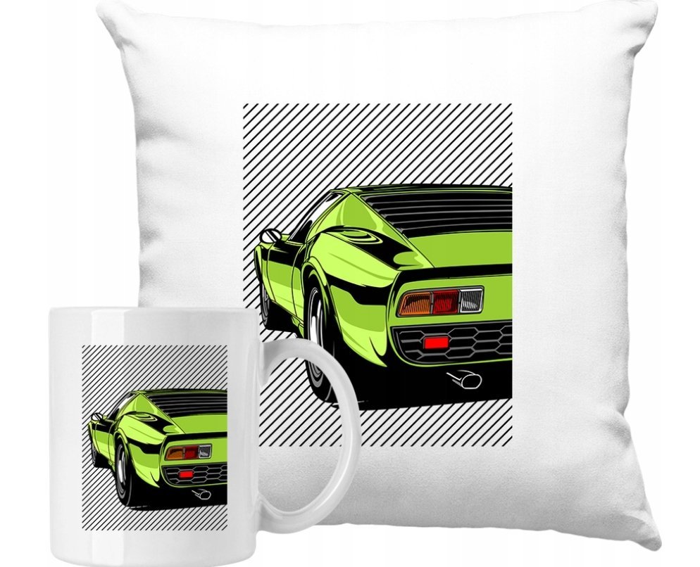 ZESTAW PODUSZKA + KUBEK Auto Samochód Motoryzacja Jdm Pomysł Na Prezent #2