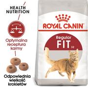 Sucha karma dla kotów - Royal Canin ROYAL CANIN Fit 4kg PROMOCYJNE OPAKOWANIE 4+1 228290 - miniaturka - grafika 1