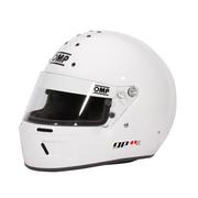 Kaski motocyklowe - Kask zamknięty OMP GP-R K MY22 biały - miniaturka - grafika 1