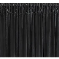 Zasłony - Zasłona EUROFIRANY Marion 2 140 x 270 cm Czarny - miniaturka - grafika 1