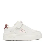 Buty dla dziewczynek - Sneakersy Kappa CEOWB-YG240060-01S Biały - miniaturka - grafika 1