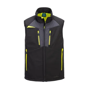PORTWEST DX476 KAMIZELKA SOFTSHELL DX4 (3L); CZARNY - Odzież robocza - miniaturka - grafika 1