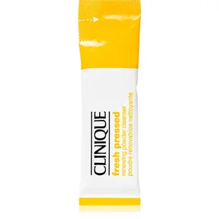 Clinique Fresh Pressed Renewing Powder Cleanser With Pure Vitamin C rozpuszczalny proszek do oczyszczania twarzy saszetka 0.5g - Balsamy i kremy do ciała - miniaturka - grafika 1
