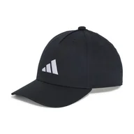Czapki damskie - Czapka z daszkiem ADIDAS K CAP JD1328 – Czarny - miniaturka - grafika 1