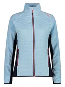 Kurtki i kamizelki sportowe damskie - CMP Kurtka hybrydowa w kolorze błękitnym - miniaturka - grafika 1